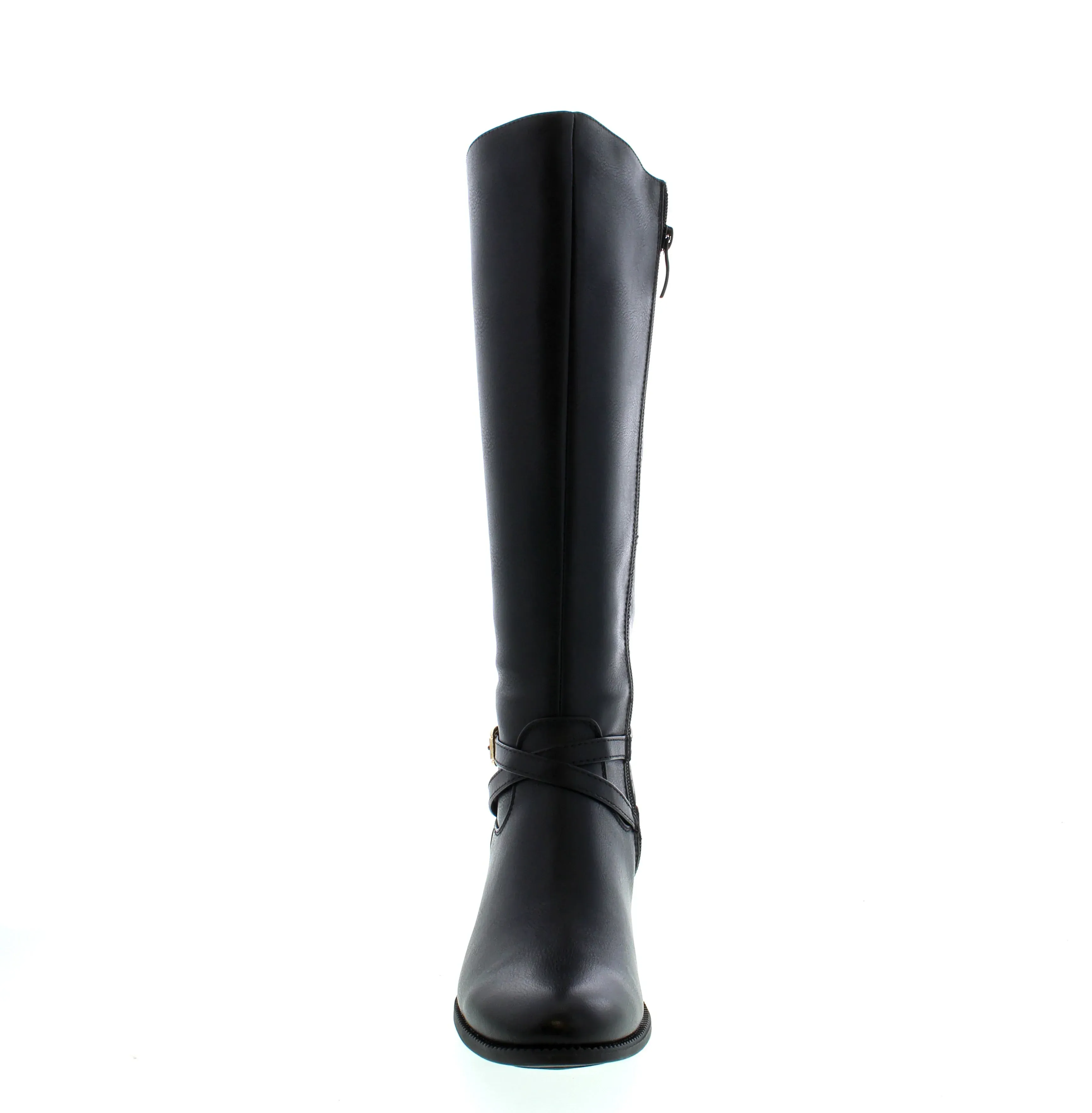 Lady Comfort Women's Betty 01 Tall Dress Boots- Black - Image 3