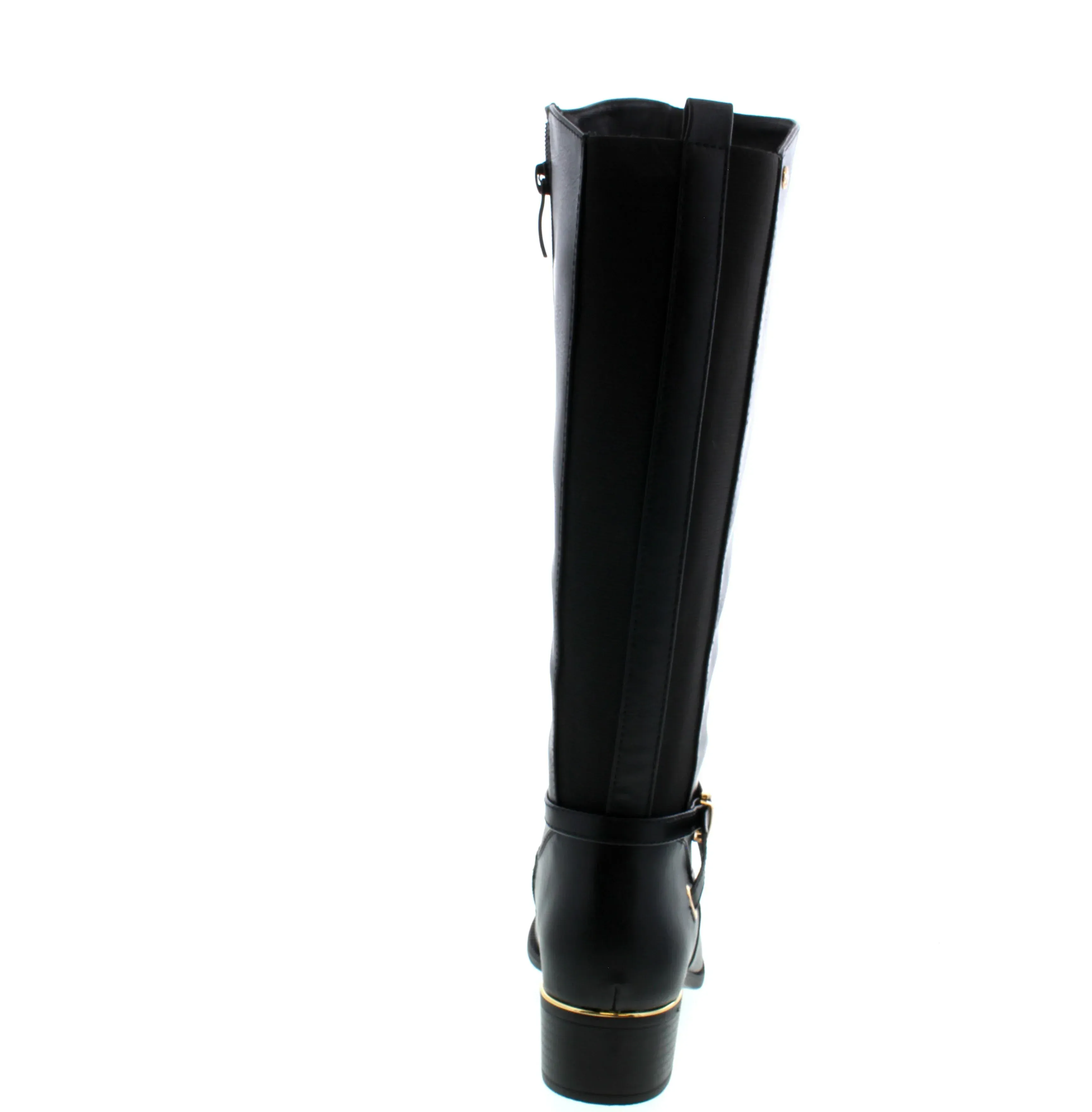 Lady Comfort Women's Betty 01 Tall Dress Boots- Black - Image 6