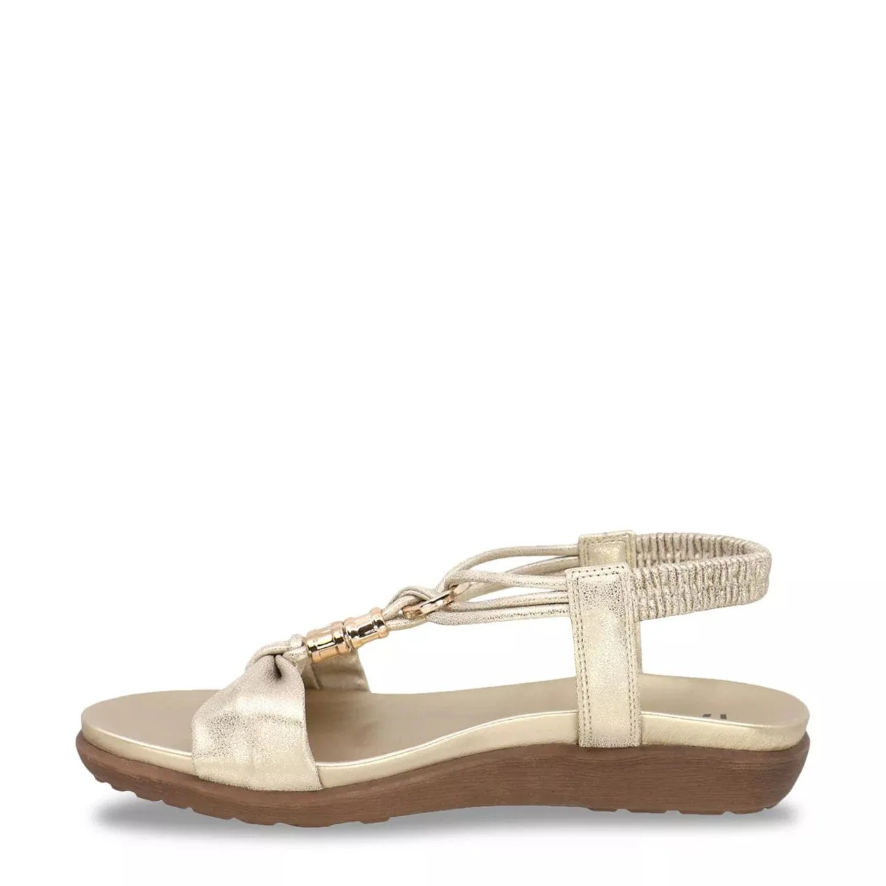Lady Comfort Women's Brianna 03 Sandals- Champagne - Image 3