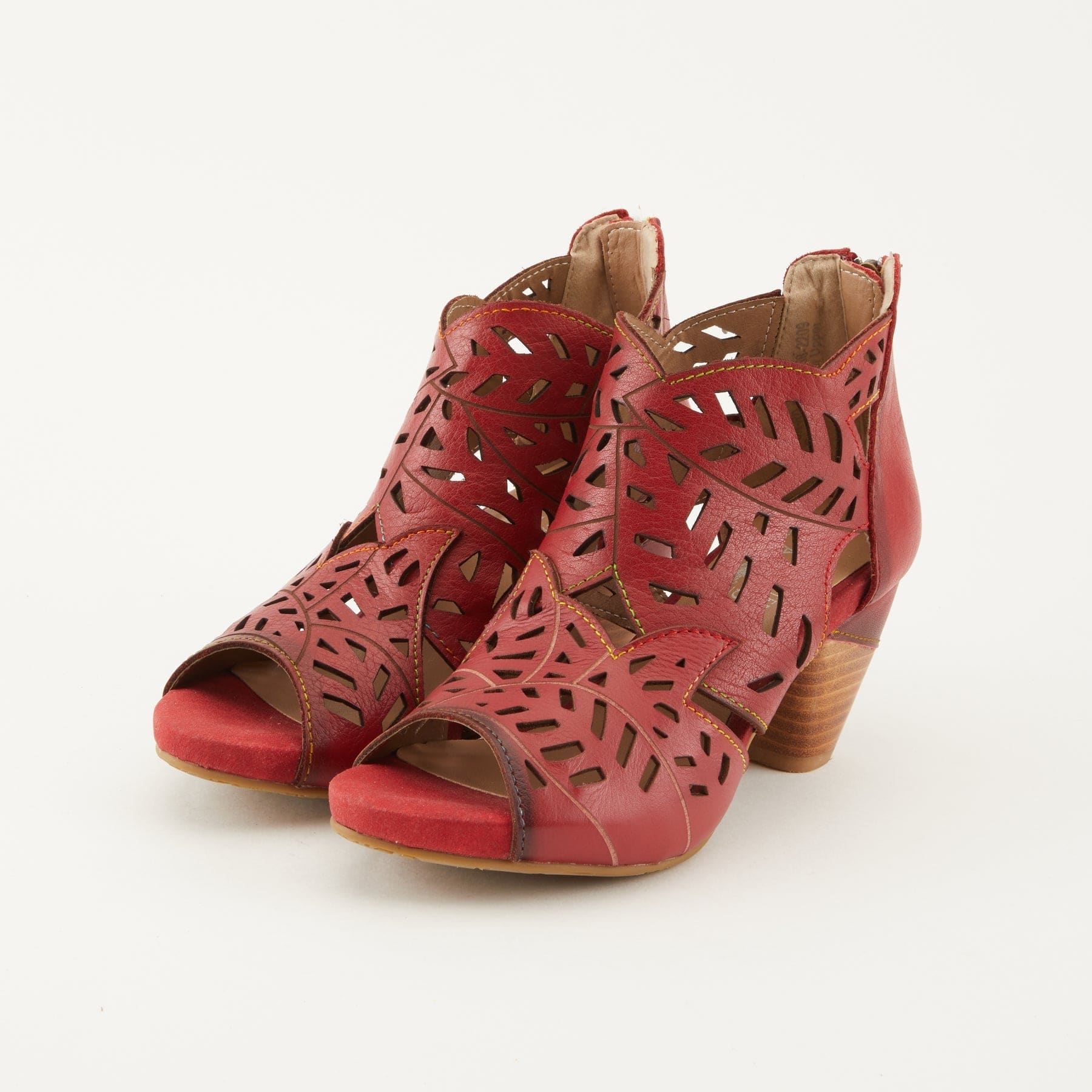 L'Artiste Women's Icon Fleur Heels- Red - Image 2