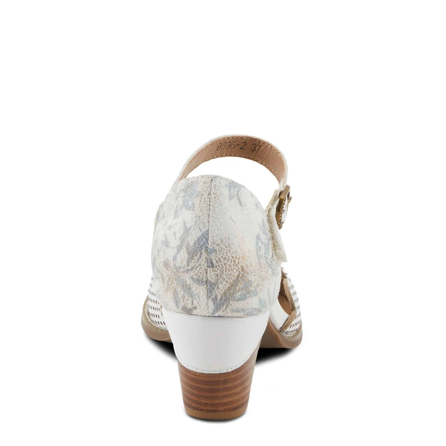 L'Artiste Women's Parchelle Mary Jane Heels- White Multi - Image 4