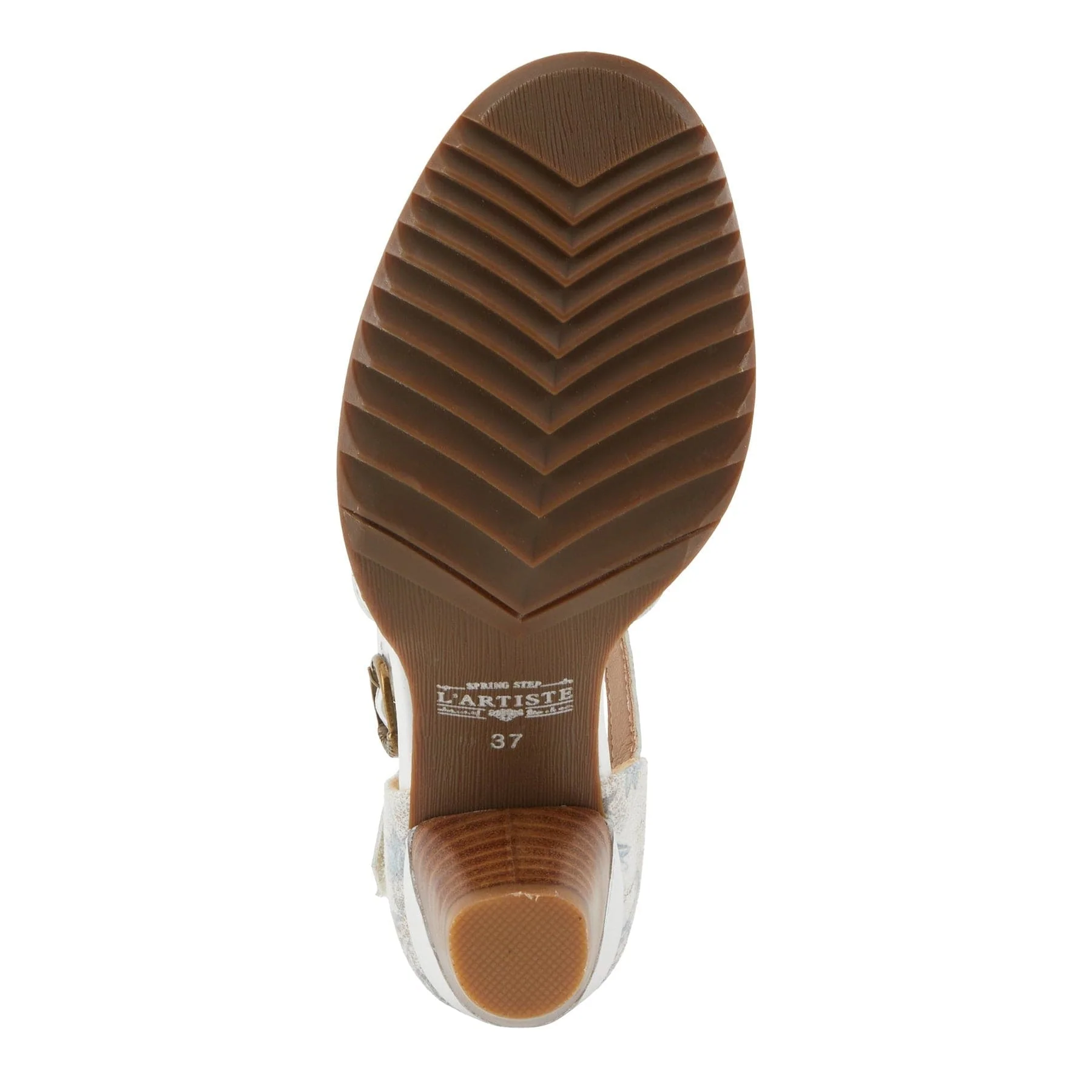 L'Artiste Women's Parchelle Mary Jane Heels- White Multi - Image 6