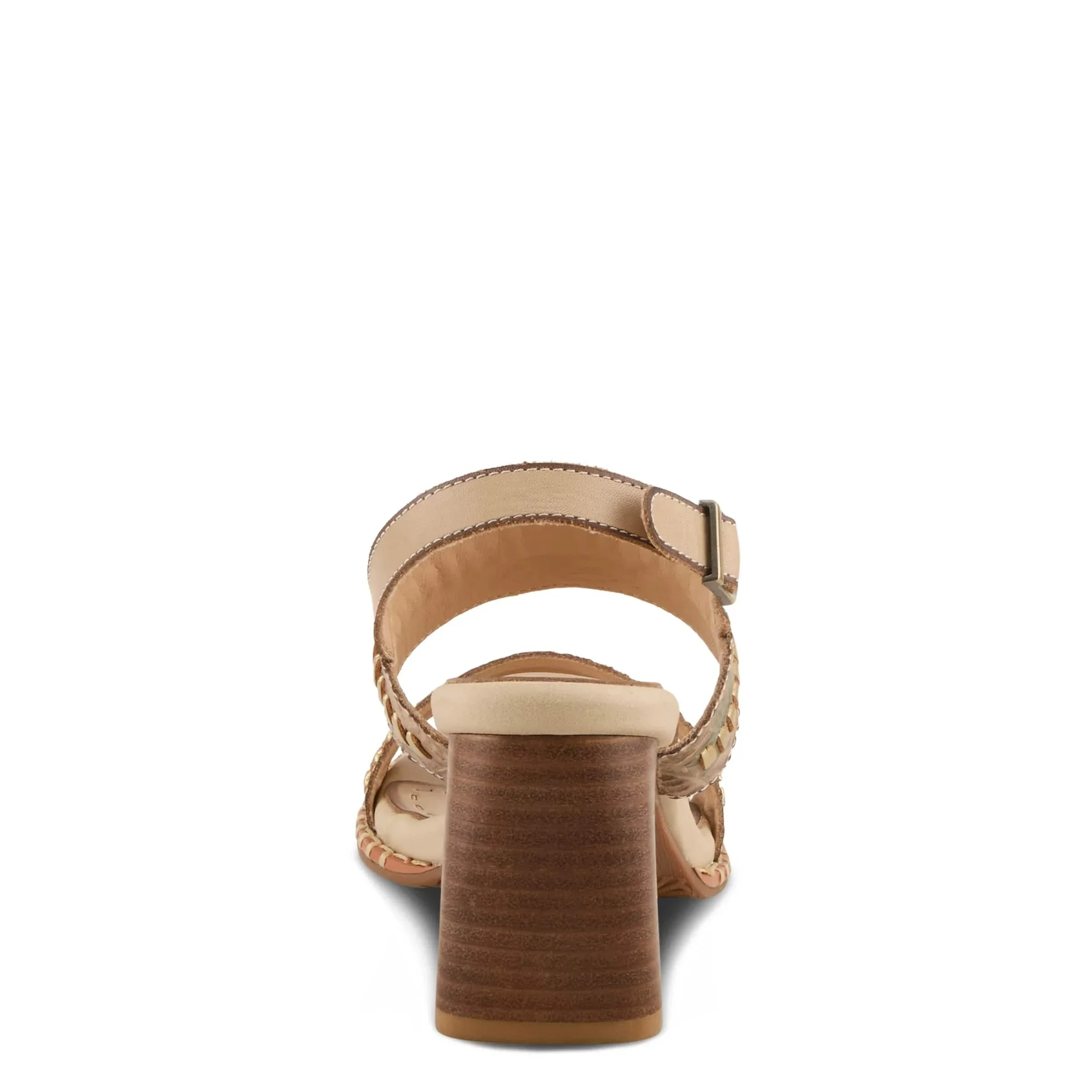 L'Artiste Women's Starstud Heeled Sandals- Beige Multi - Image 5