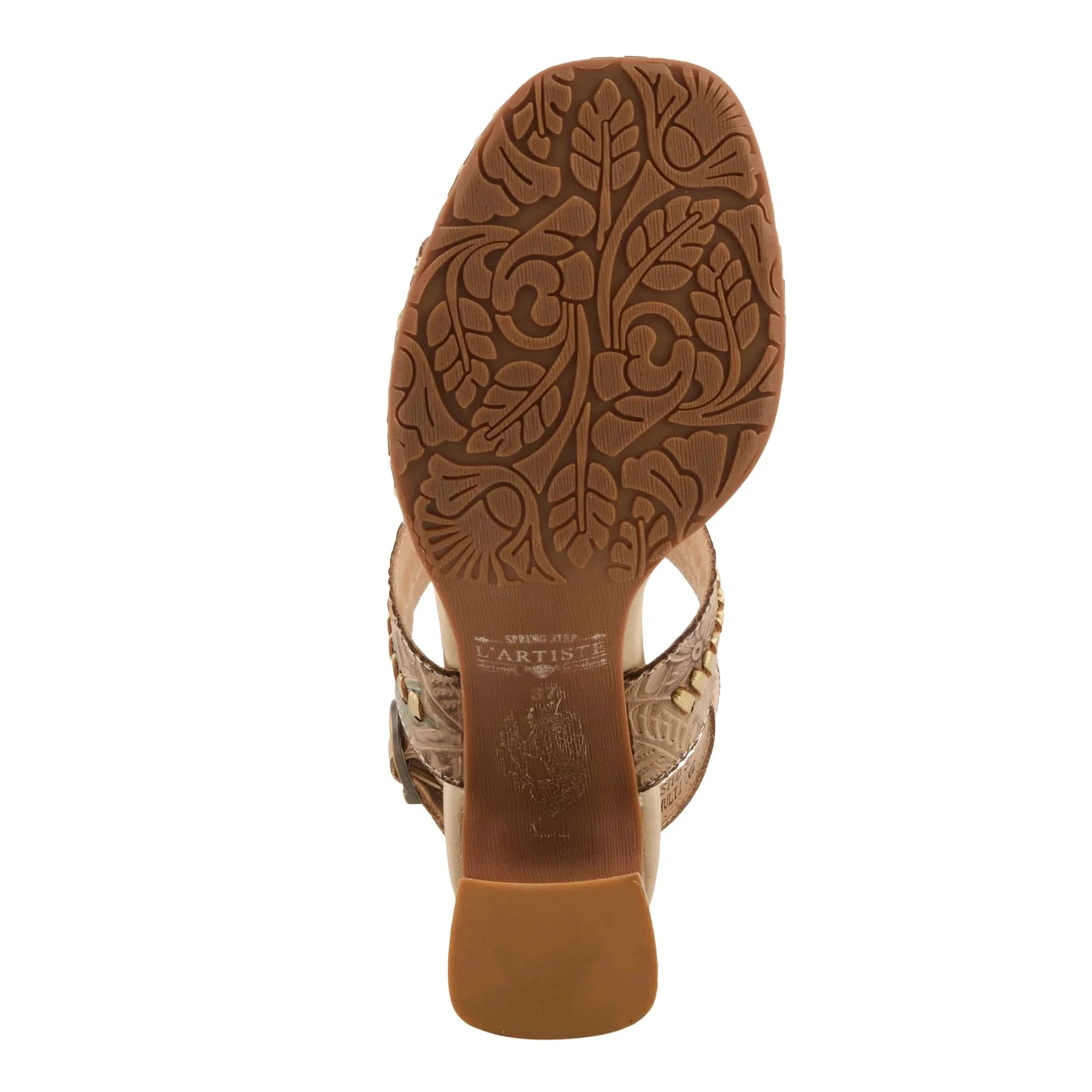 L'Artiste Women's Starstud Heeled Sandals- Beige Multi - Image 7