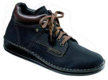 Finn Comfort Unisex Linz Lace Boots- Nubuk/ Nevada Schwarz/ Braun