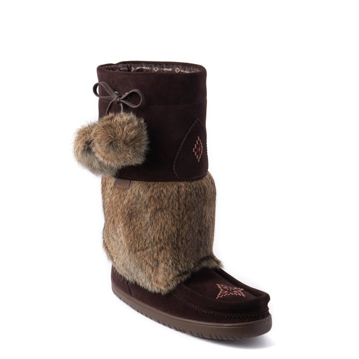 Manitobah Mukluks Snowy Owl Vibram Waterproof Mukluks- Dark Brown - Image 2