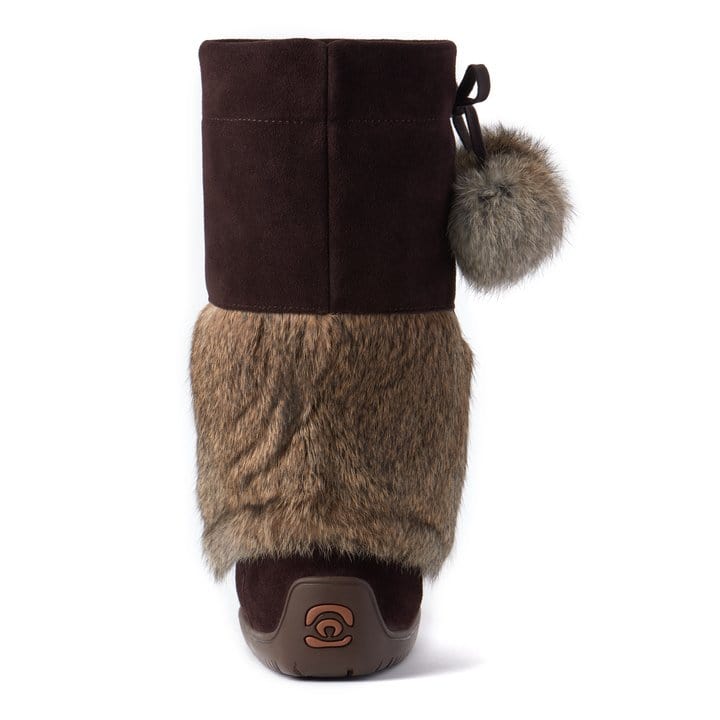 Manitobah Mukluks Snowy Owl Vibram Waterproof Mukluks- Dark Brown - Image 4