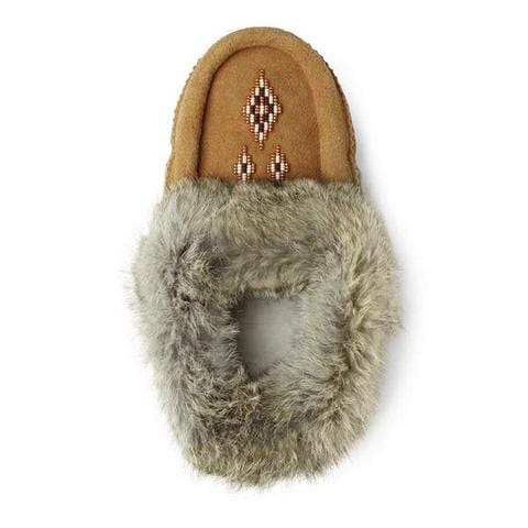 Manitobah Mukluks Women's Tipi Suede Moccasins- Oak - Image 3