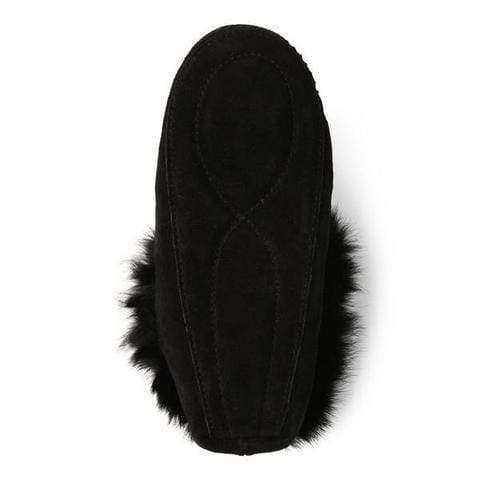 Manitobah Mukluks Women's Tipi Suede Moccasins- Black - Image 4