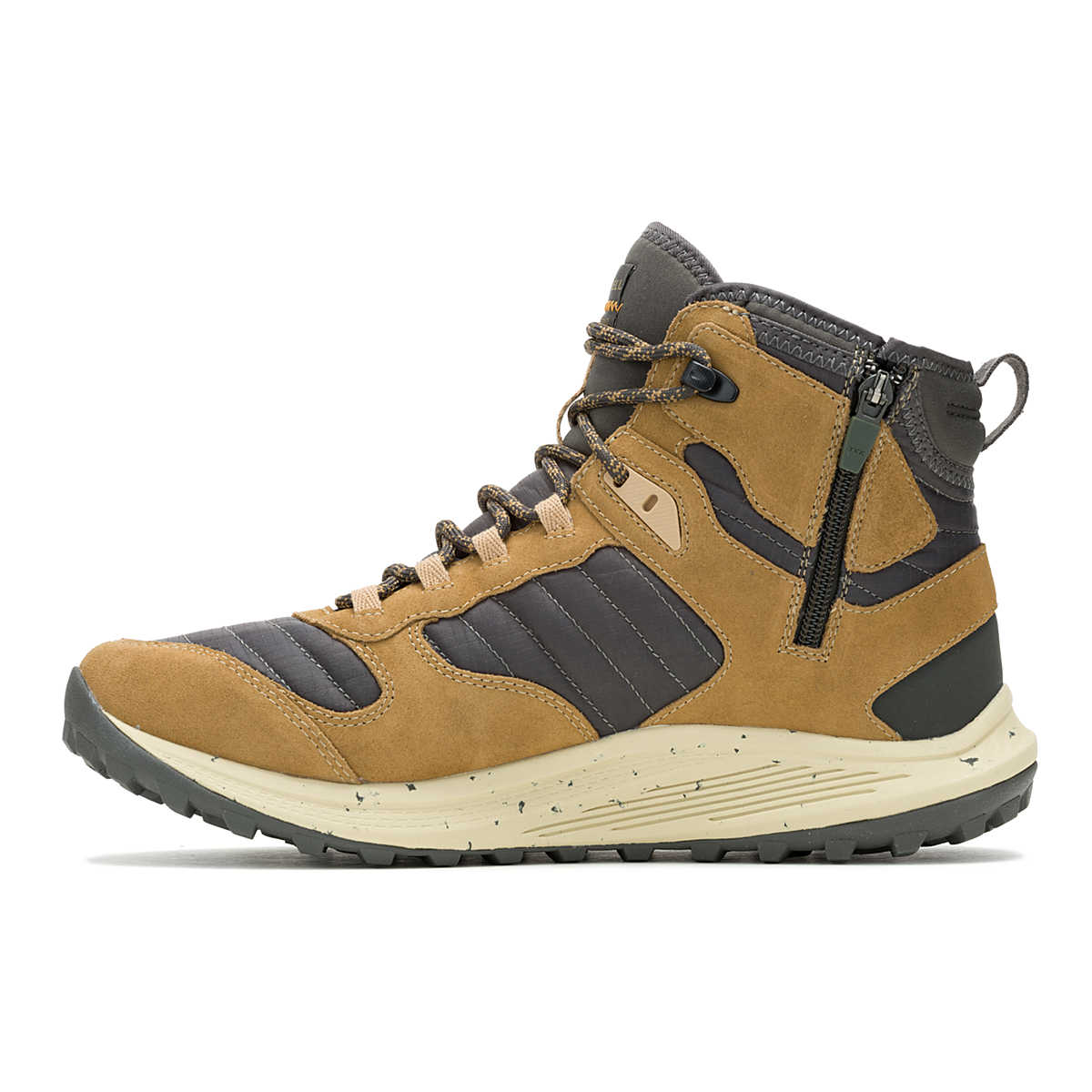 Merrell Men's Nova 3 Thermo Mid Waterproof Boots- Beluga/ Durum - Image 4