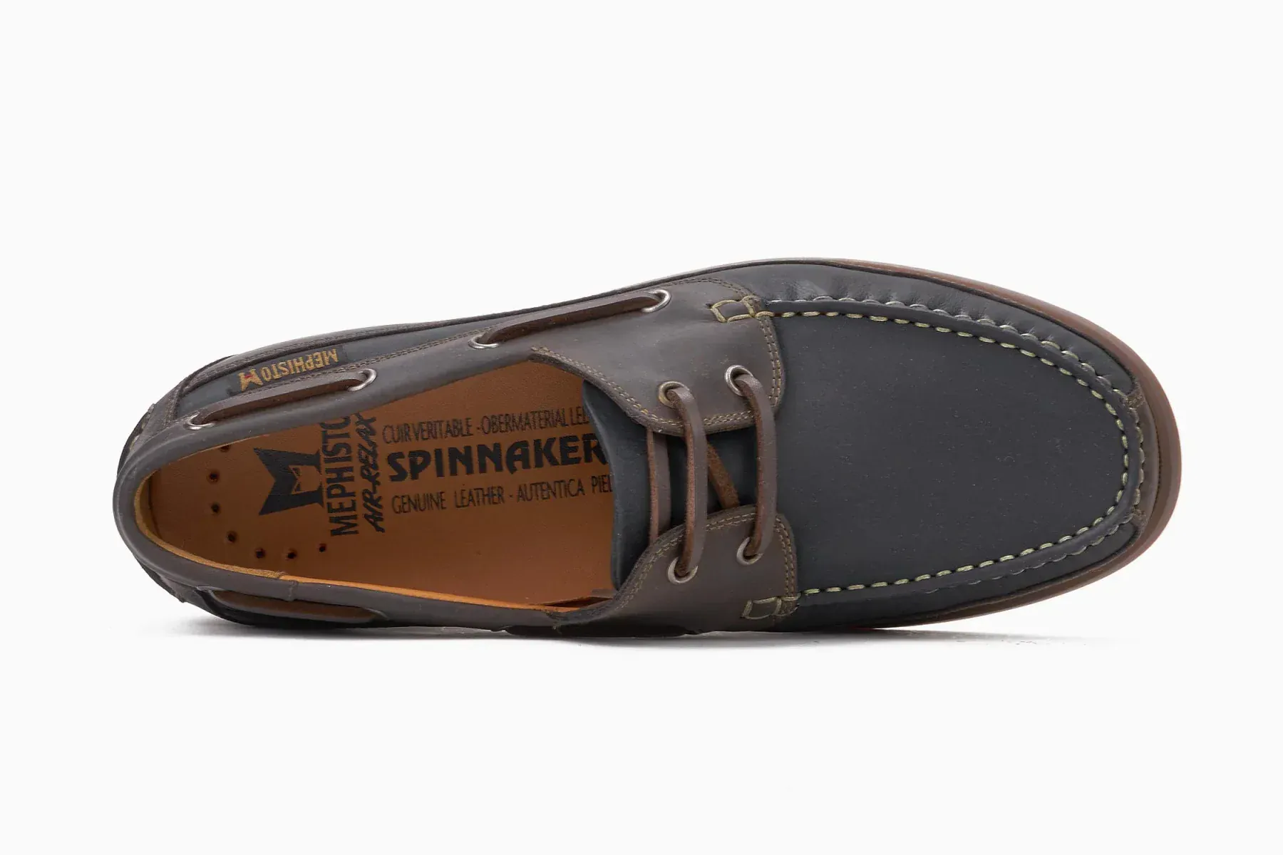 Mephisto Men's Boating Lace Loafer- Black - Image 4
