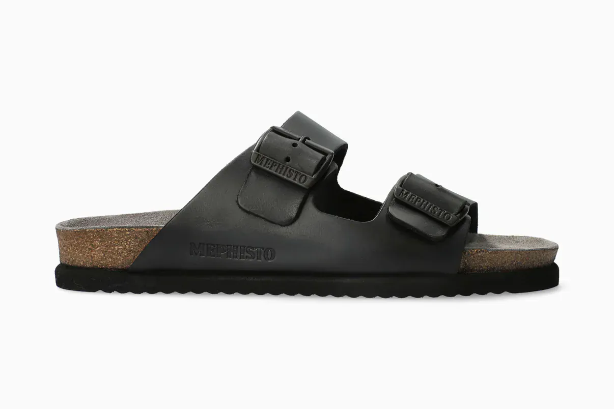 Mephisto Men's Nerio Sandals- Black