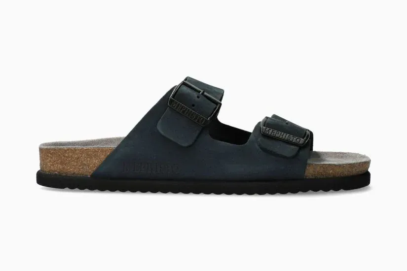 Mephisto Men's Nerio Sandals- Deep Blue