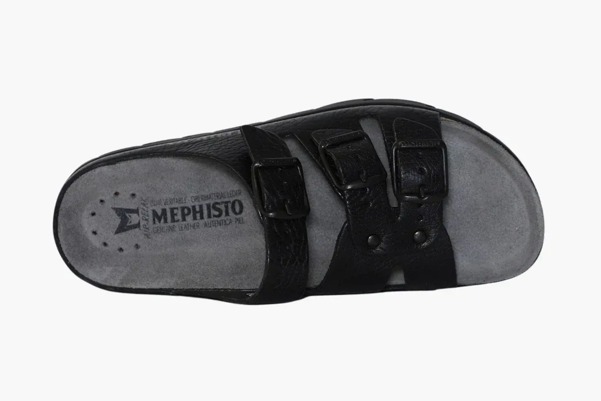 Mephisto Unisex Zach Fit Sandals- Black - Image 3