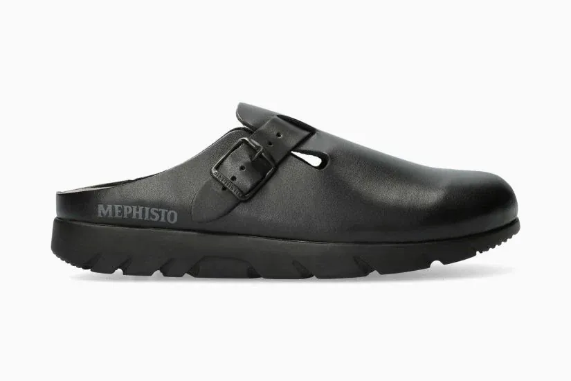 Mephisto Unisex Zaverio Fit Clogs- Black