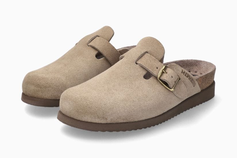Mephisto Women's Halina Open Heeled Clogs- Warm Grey - Image 2