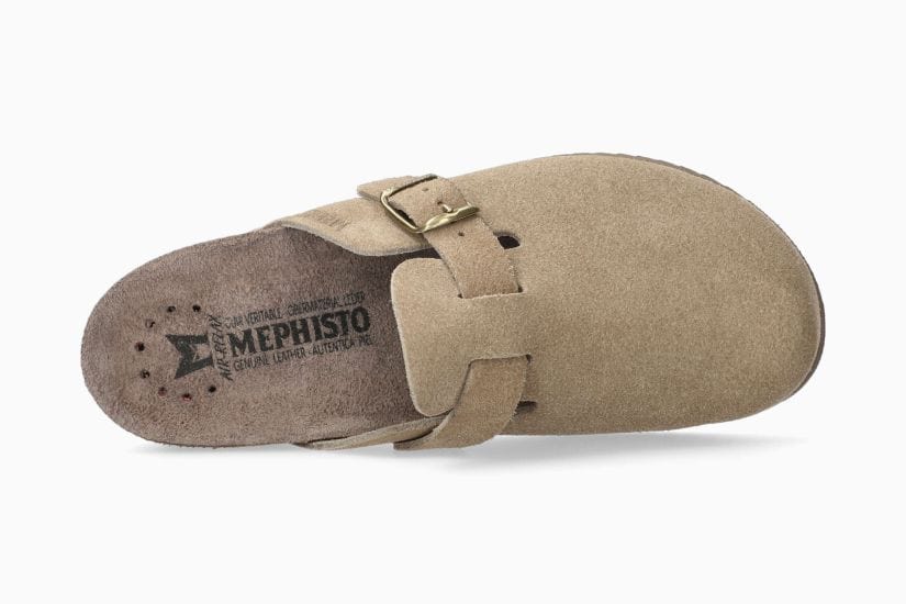 Mephisto Women's Halina Open Heeled Clogs- Warm Grey - Image 3
