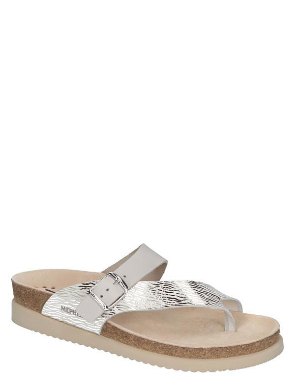 Mephisto Women's Helen Mix Sandals- Fog Zebra - Image 3