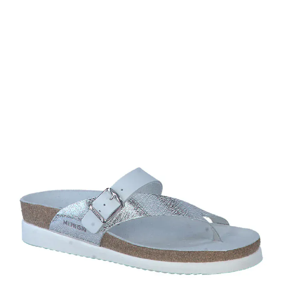 Mephisto Women's Helen Mix Sandals- Silver Edison