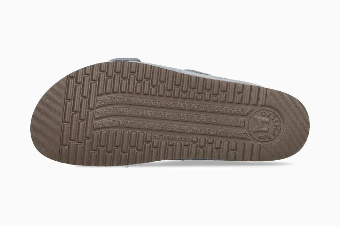 Mephisto Women's Hester Sandals- Sea Blue Suede - Image 4