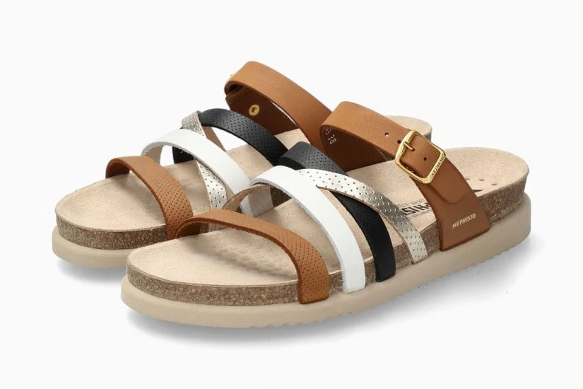 Mephisto Women's Huleda Sandals- Camel Black - Image 2