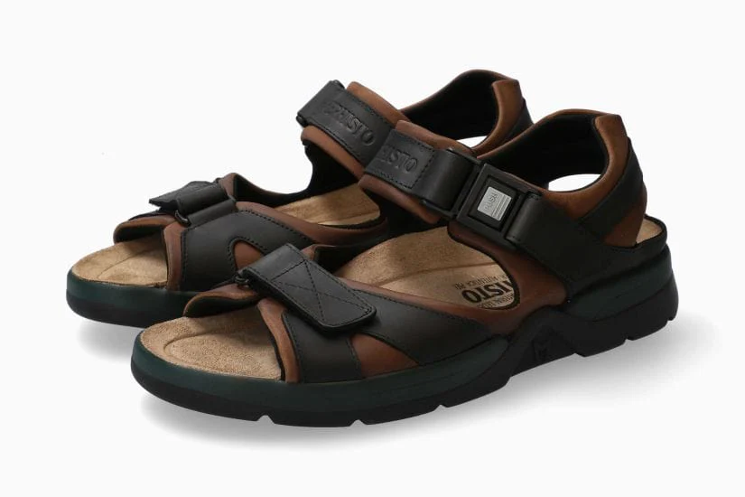 Mephisto Men's Shark Fit Sandals- Dark Brown - Image 3
