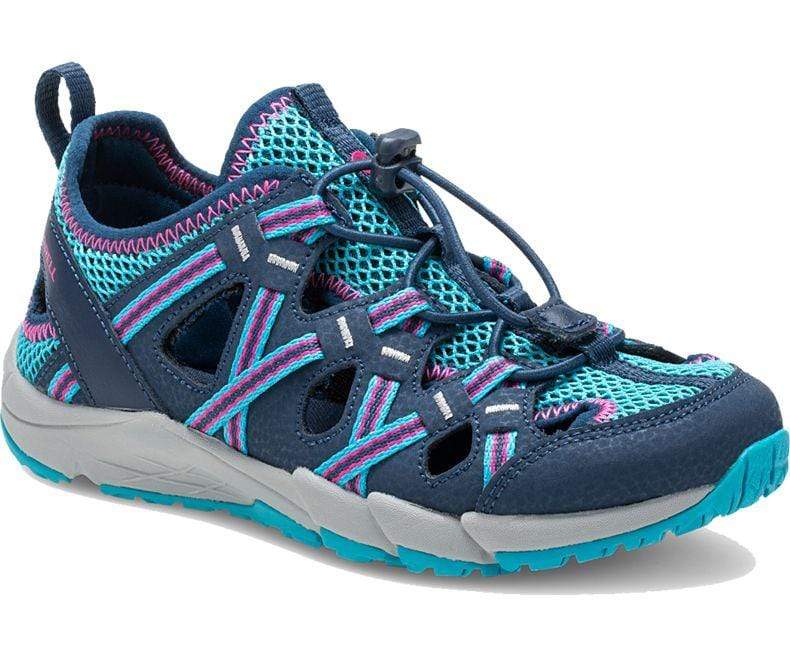 Merrell Kids Hydro Choprock Sandals- Navy/ Turquoise - Image 3