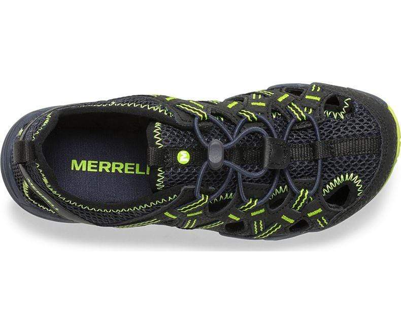 Merrell Kids Hydro Choprock Sandals- Black/ Lime - Image 2