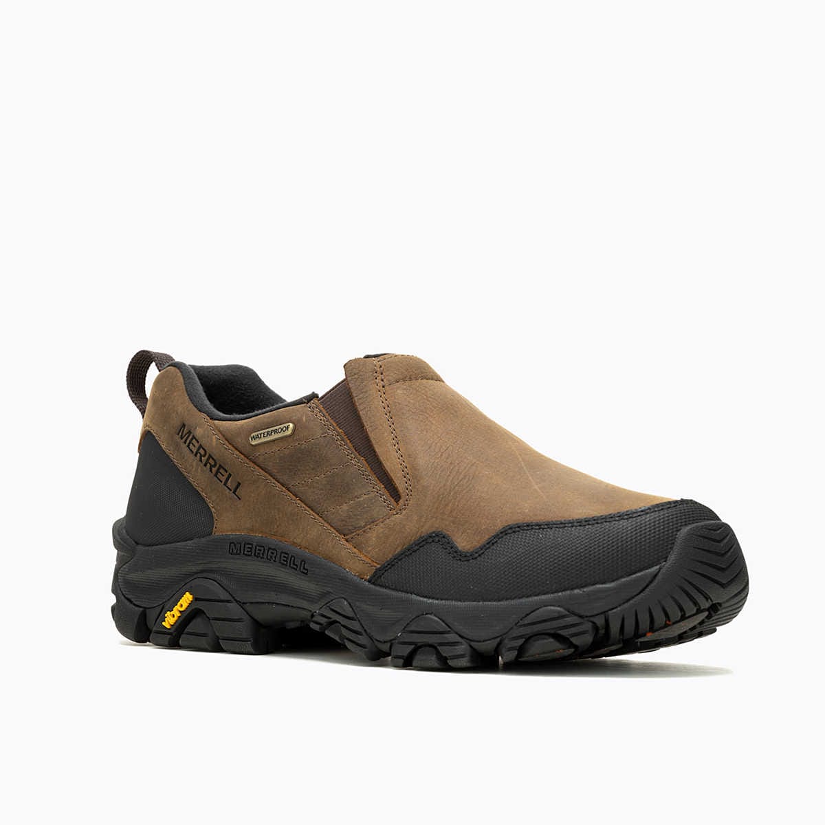 Merrell Men's Coldpack 3 Thermo Moc Waterproof Slip Ons- Earth - Image 2