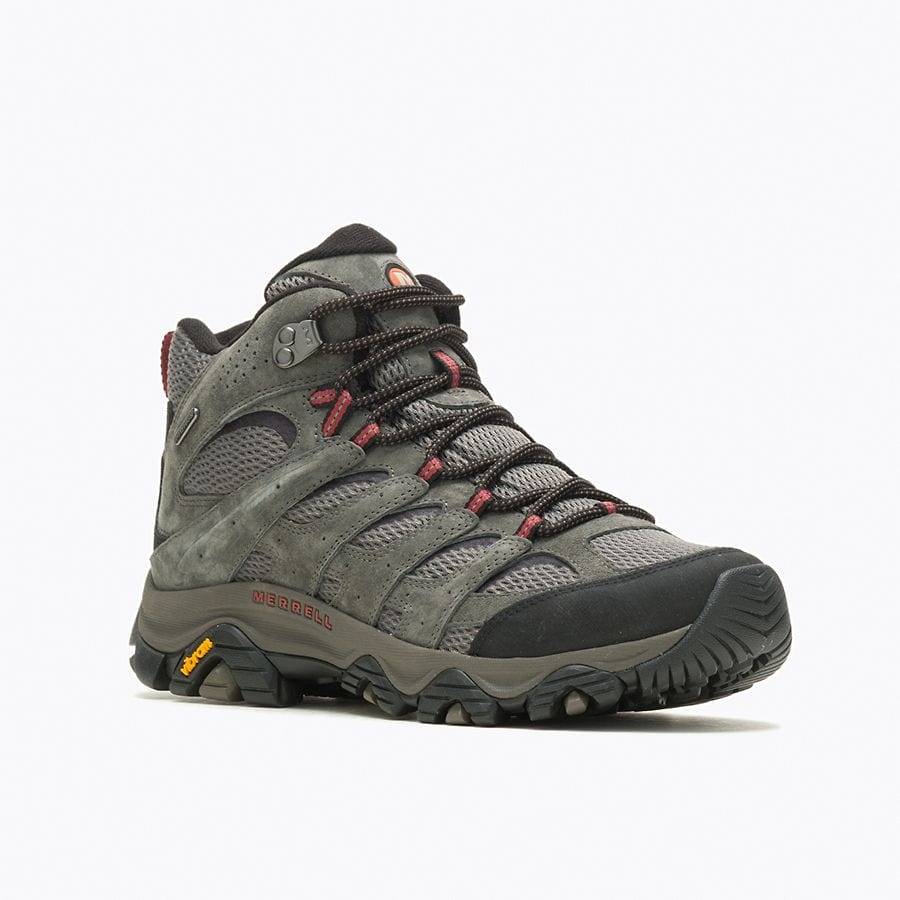 Merrell Men's Moab 3 Mid Waterproof Hiking Boots- Beluga - Image 2