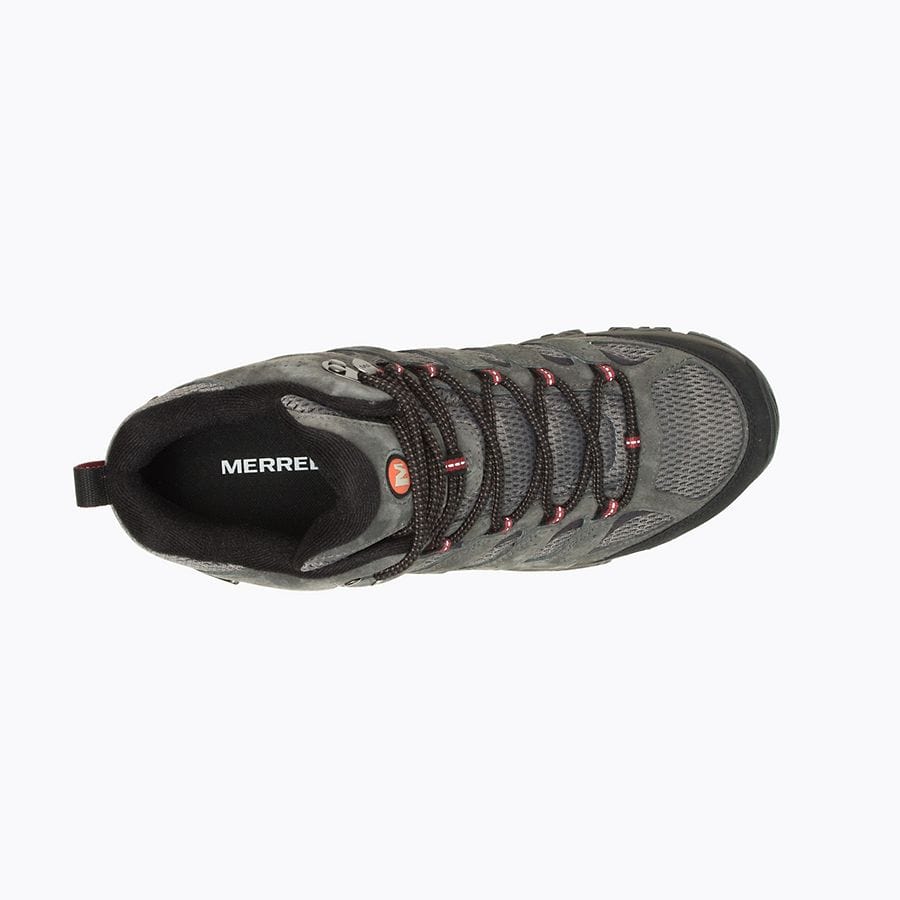 Merrell Men's Moab 3 Mid Waterproof Hiking Boots- Beluga - Image 4