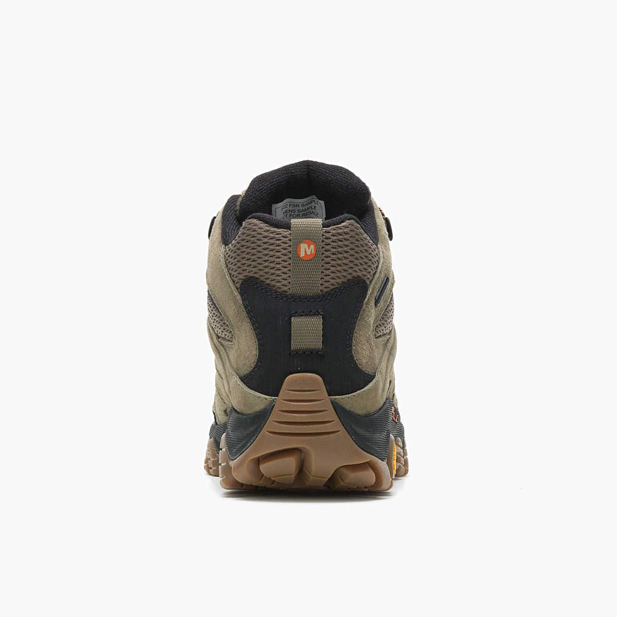 Merrell Men's Moab 3 Mid Waterproof Hiking Boots- Olive/ Gum - Image 4