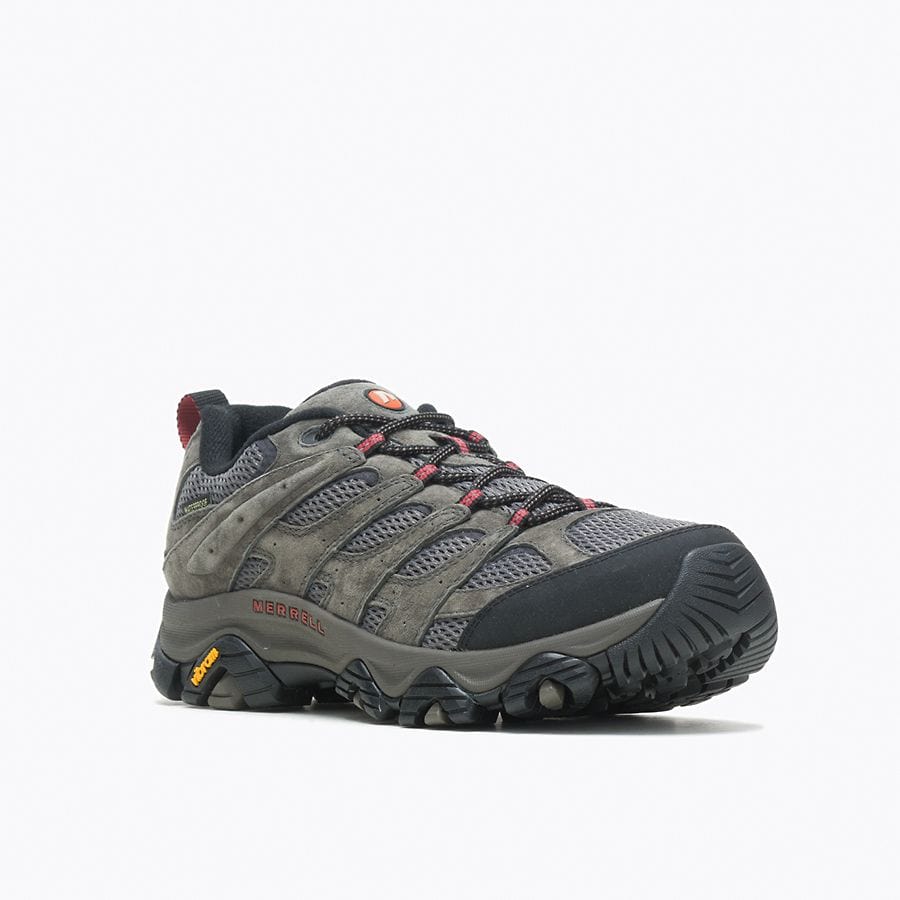 Merrell Men's Moab 3 Waterproof Hiking Shoes- Beluga - Image 2