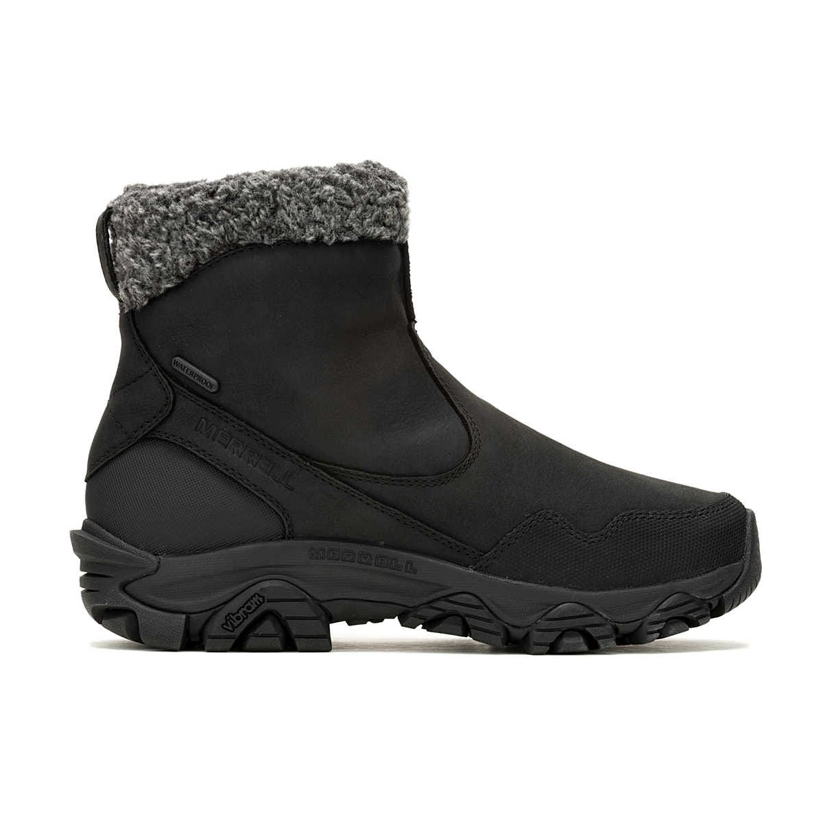 Merrell Women's Coldpack 3 Thermo Tall Zip Waterproof Boots- Black