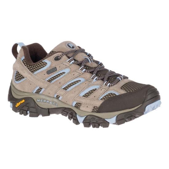 Merrell Women's Moab 2 Waterproof Hiking Shoes- Brindle