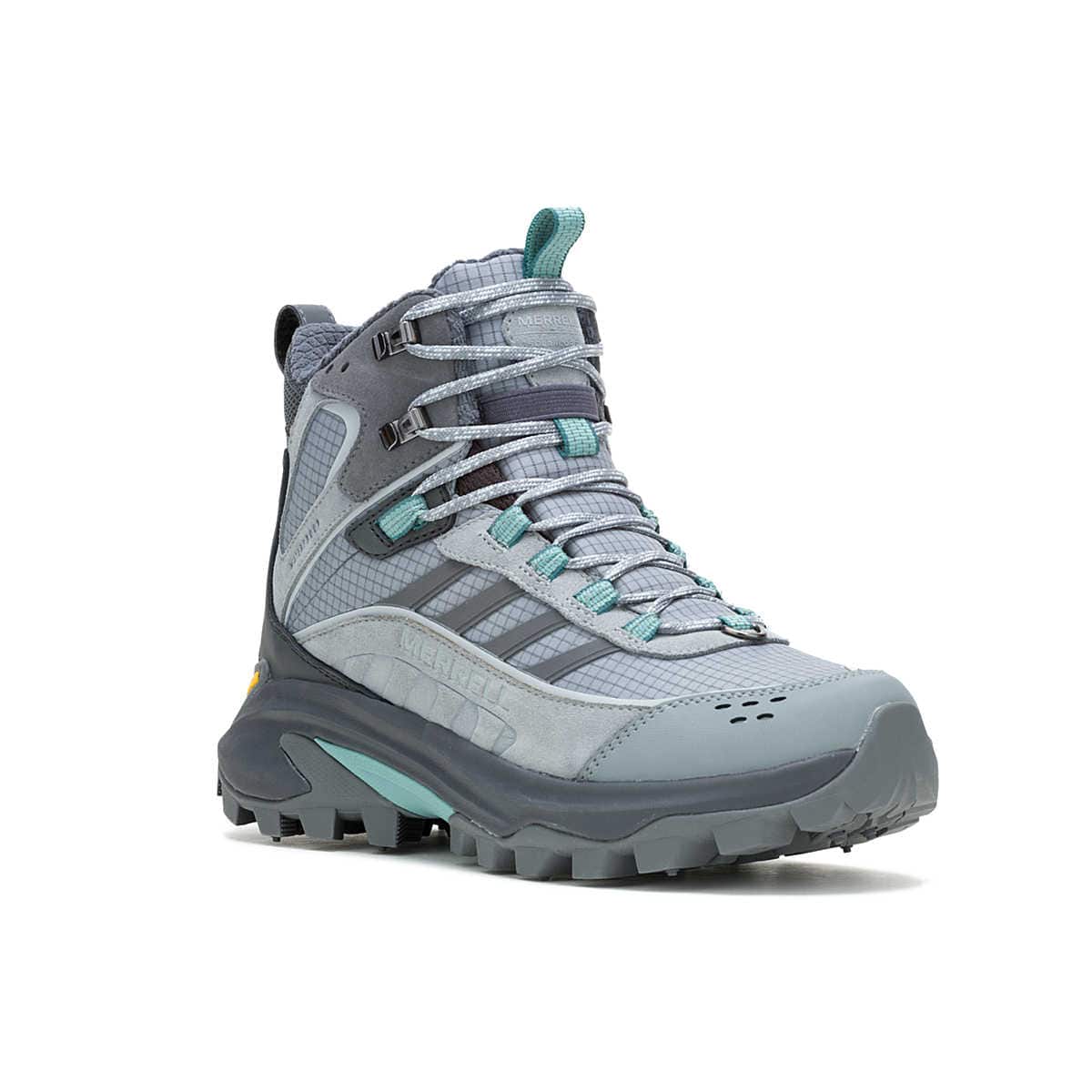 Merrell Women's Moab Speed 2 Thermo Mid Waterproof Winter Boots- Monument - Image 2