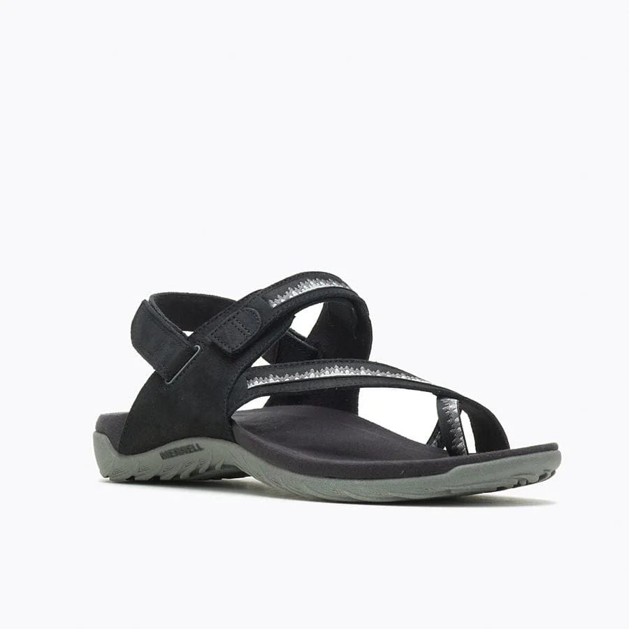 Merrell Women's Terran 3 Cush Post Convert Sandals- Black