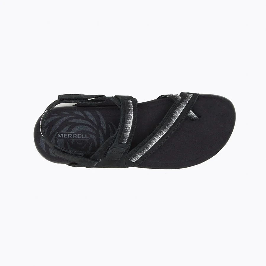 Merrell Women's Terran 3 Cush Post Convert Sandals- Black - Image 3