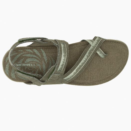 Merrell Women's Terran 3 Cush Post Convert Sandals- Olive - Image 2