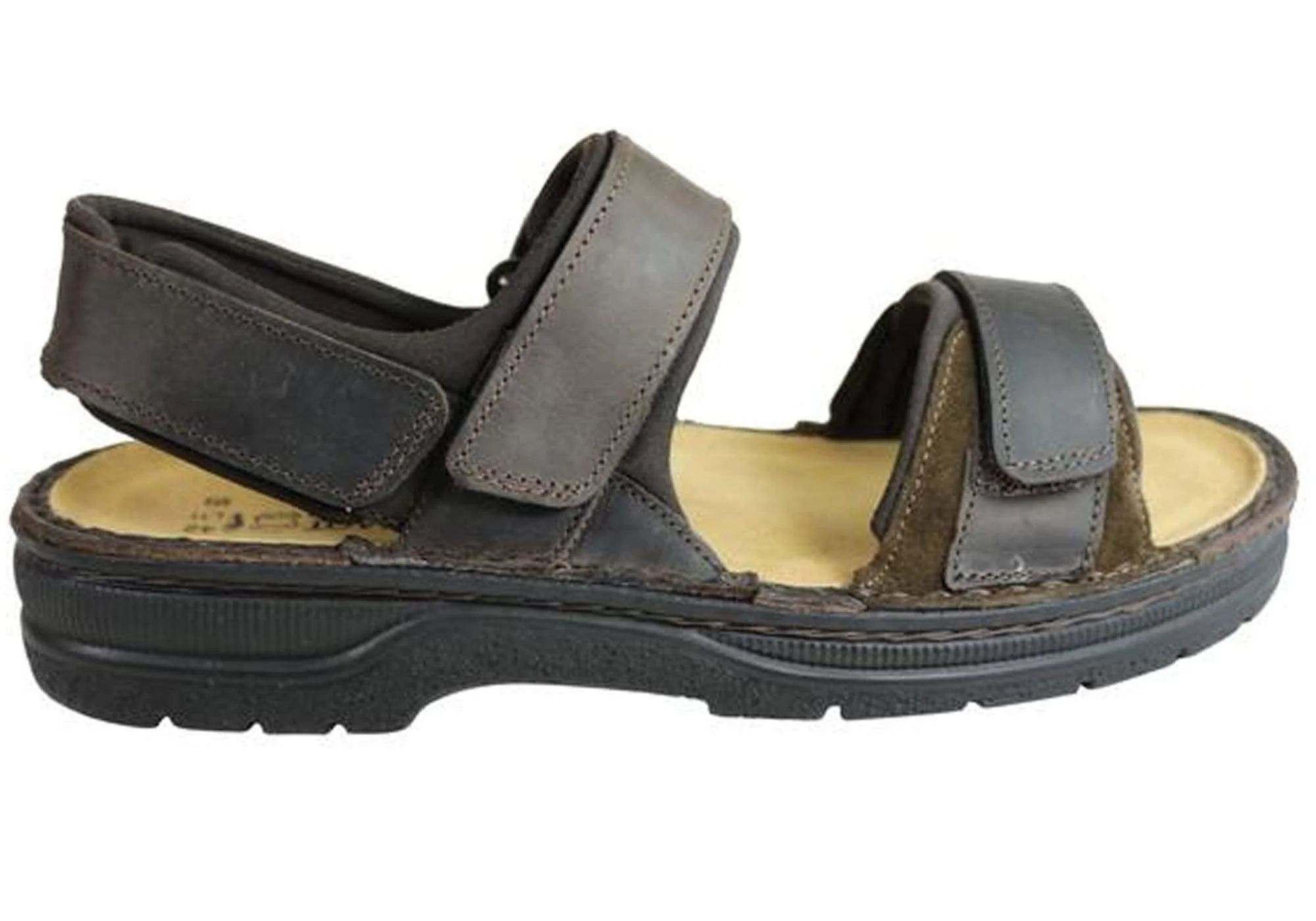 Naot Men's Arthur Sandals- Crazy Horse Leather/Hash Suede