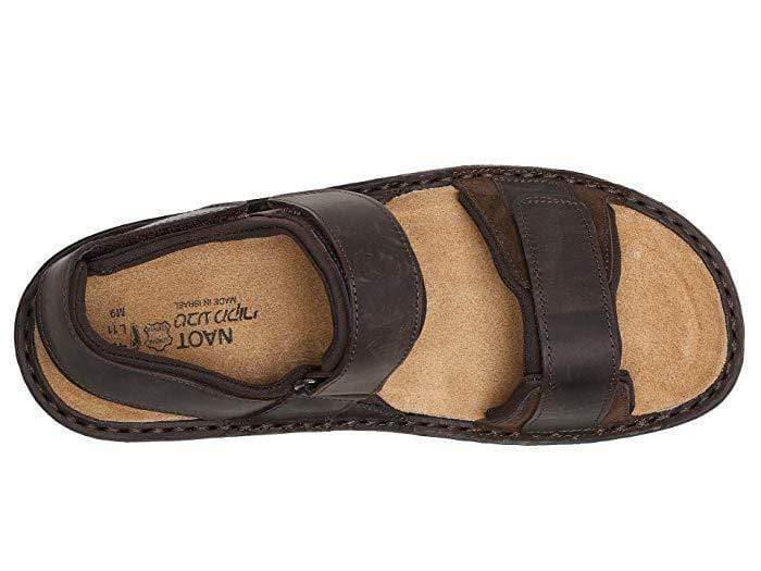 Naot Men's Arthur Sandals- Crazy Horse Leather/Hash Suede - Image 4