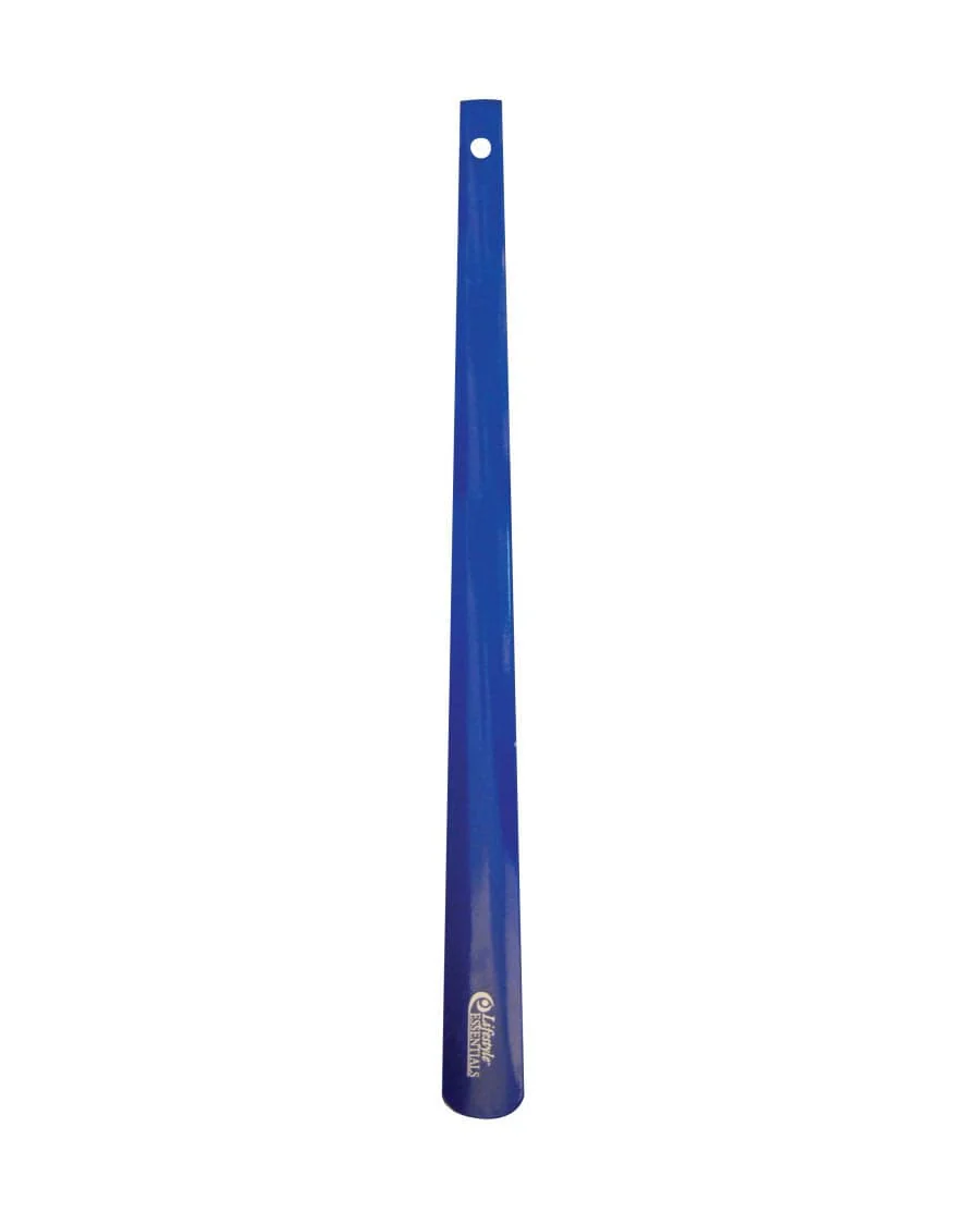 National Shoe Blue Metal Shoehorn