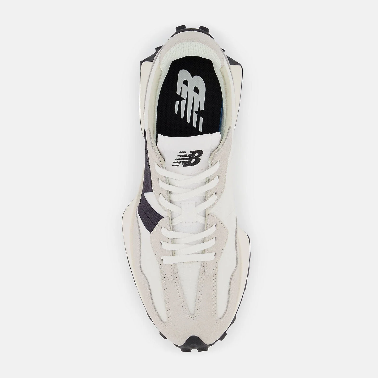 New Balance Women's 327 Sneaker- White/Black - Image 3