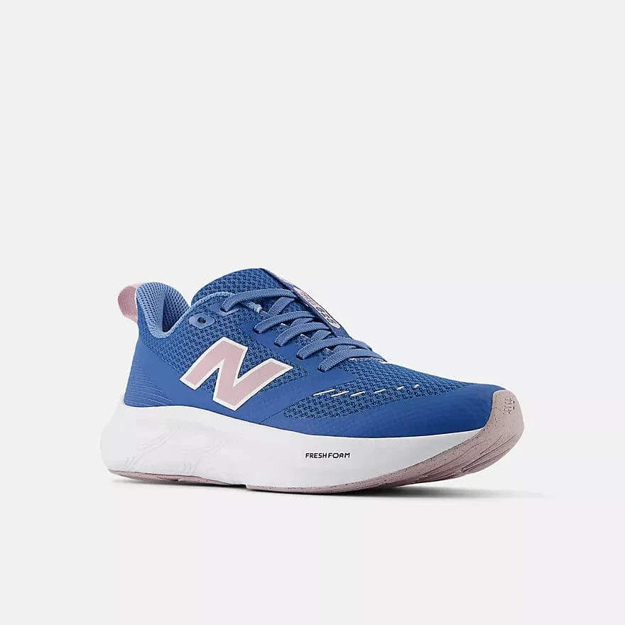 New Balance Kids Fresh Foam 625 Running Shoes- Blue/ Pink - Image 2