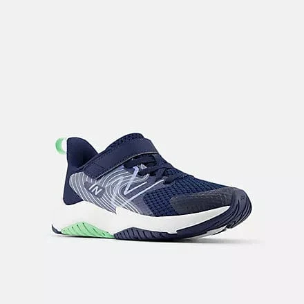 New Balance Kids Rave Run Bungee Running Shoes- Blue - Image 2