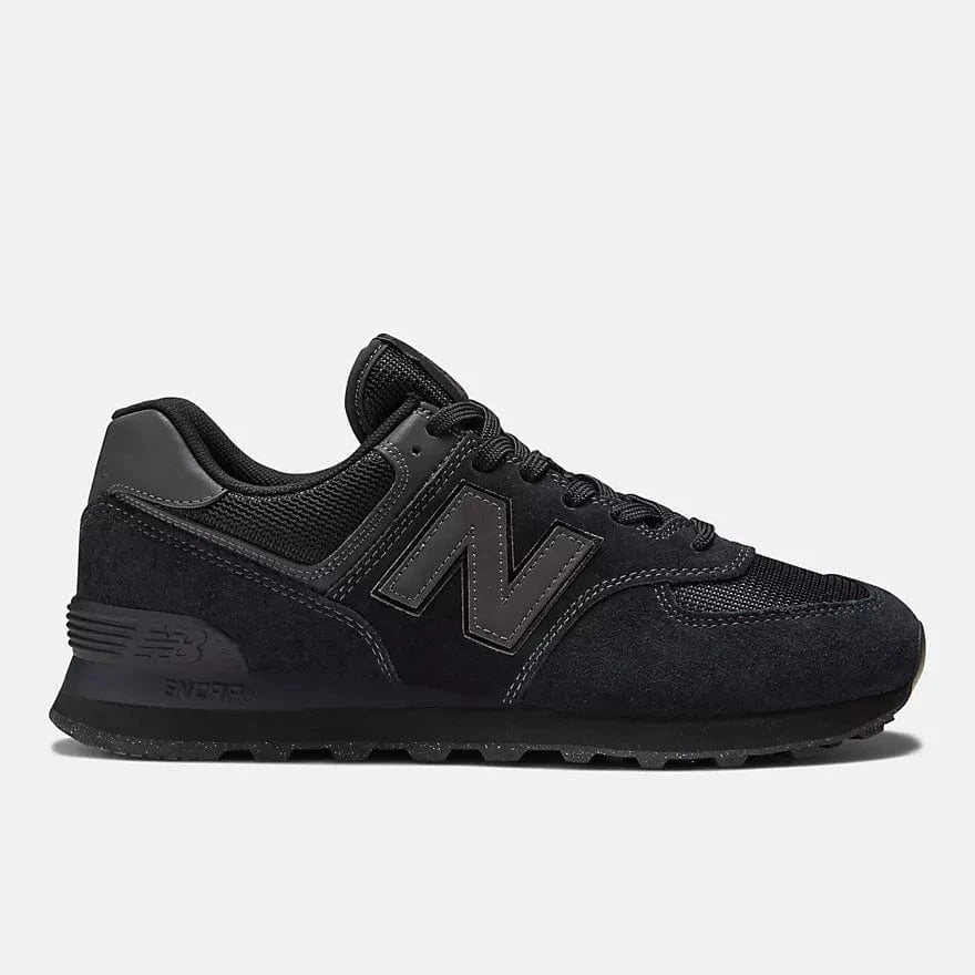 New Balance Men's 574 Classic Sneakers- All Black