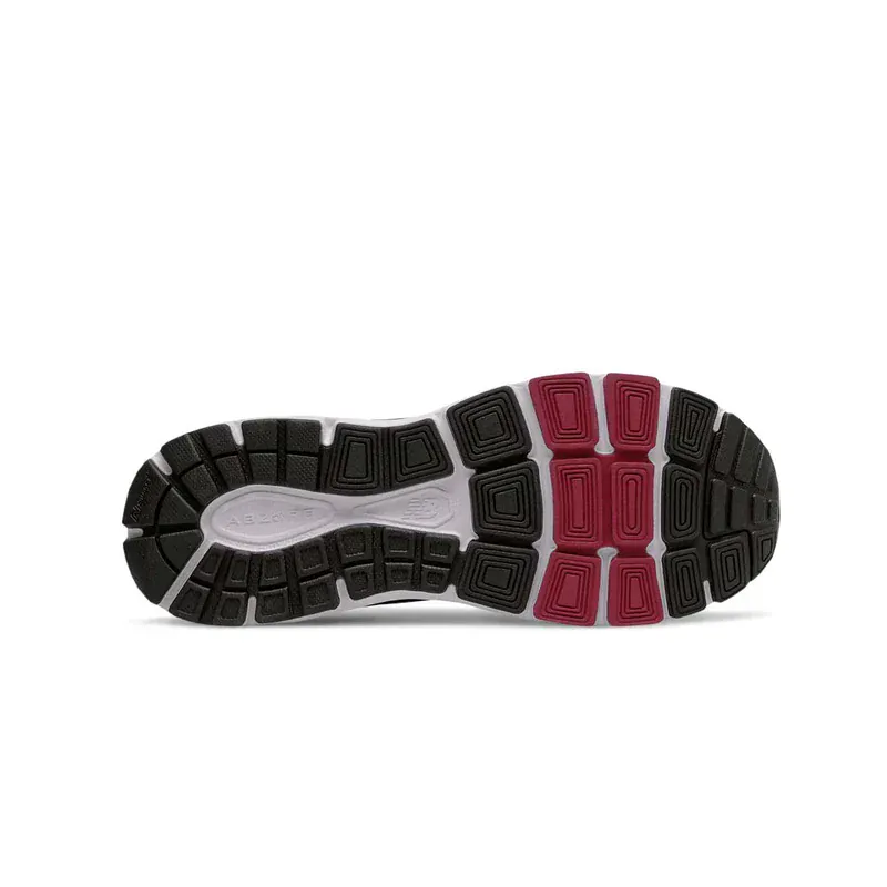 New Balance Men's 840v5 Walking Shoes- Black/ Red - Image 4