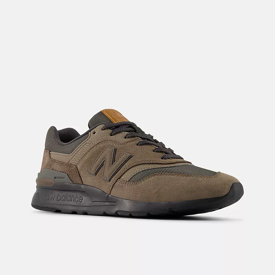 New Balance Mens 997 Sneakers- Cortado/ Tornado - Image 2
