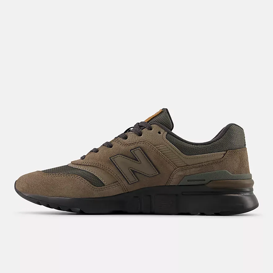 New Balance Mens 997 Sneakers- Cortado/ Tornado - Image 3