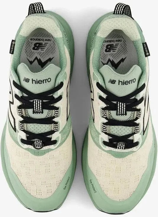 New Balance Men's Fresh Foam X Hierro Gore-Tex® Hiking Shoes- Mosaic Green with Permafrost & Black - Image 4